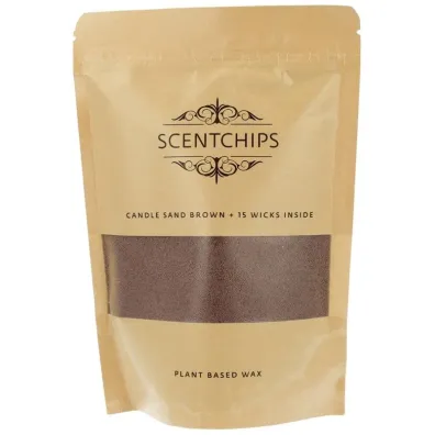 ScentChips �wieca sypana 250gr wosk per�owy br�zowy