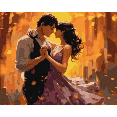 Ideyka Malowanie po numerach - Taniec kochank�w 40x50cm