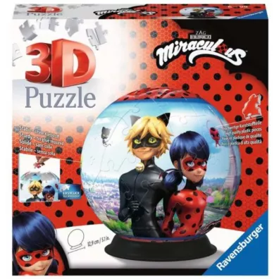 Puzzle 72 el. 3D Kula Miraculous Ravensburger