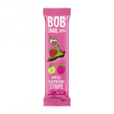Bob Snail Przekąska jabłkowo-malinowa bez dodatku cukru 14 g