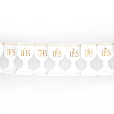 PartyDeco Girlanda papierowa Kielich, bia�y, 3m  1 op. / 1 szt.