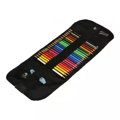 Koh-I-Noor Kredki akwarelowe Mondeluz w czarnym etui 24 kolorw