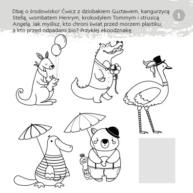 Segregacja �mieci. Zgadywanie-doklejanie