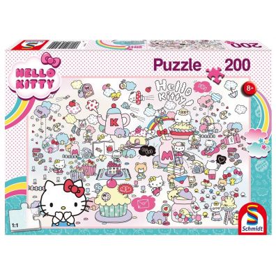 Puzzle 200 el. wiat Hello Kitty Schmidt