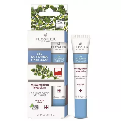 Floslek �el do powiek i pod oczy ze �wietlikiem lekarskim 15 ml