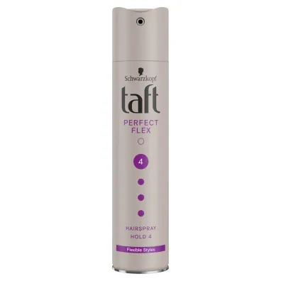 Taft Perfect Flex Hairspray lakier do w�os�w w sprayu Ultra Strong 250 ml