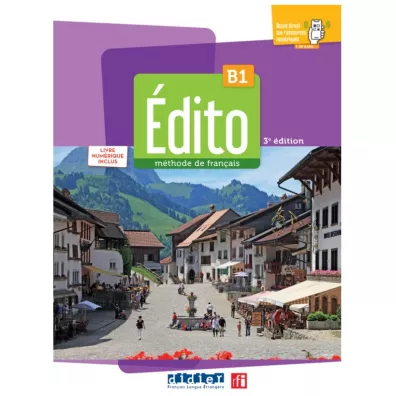 Edito B1 podr�cznik + podr�cznik online 3 edition /2023/ - Marion  Perrard, Elodie Heu, Marie Gatin