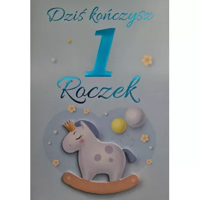 Yeku Karnet Urodziny Roczek ch�opiec