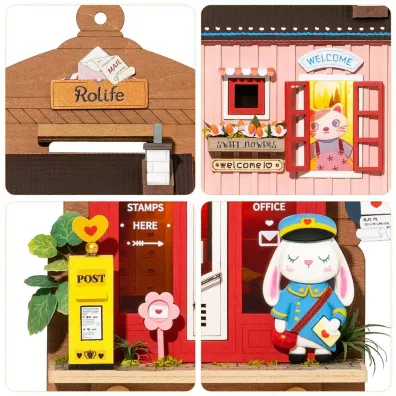 Sk�adany Drewniany Model Puzzle 3D - Domek na Wyspie Marze� Robotime