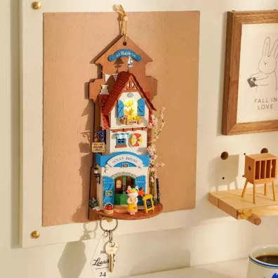 Sk�adany Drewniany Model Puzzle 3D - Domek na Wyspie Marze� Robotime