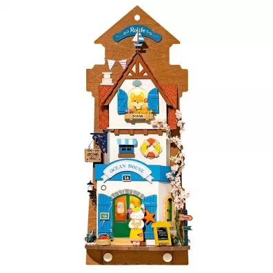 Sk�adany Drewniany Model Puzzle 3D - Domek na Wyspie Marze� Robotime