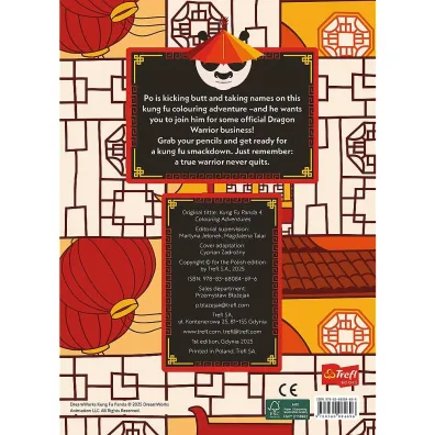 Kung Fu Panda. Kolorowanka. Malbuch. Colouring book
