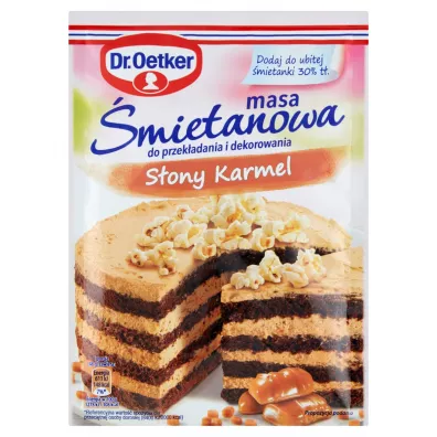 Dr. Oetker Masa �mietanowa s�ony karmel 85 g