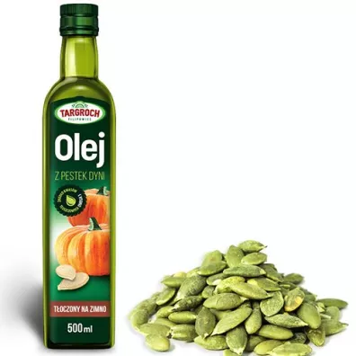 Targroch Olej z pestek dyni toczony na zimno 500 ml