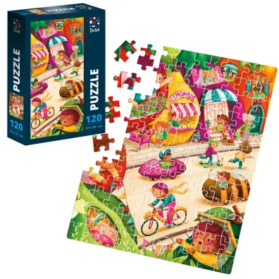 Puzzle 120 el. De.tail. Miasto owoc�w Roter Kafer