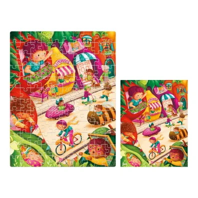 Puzzle 120 el. De.tail. Miasto owoc�w Roter Kafer