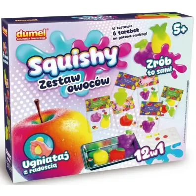 Squishy zestaw owoc�w Dumel