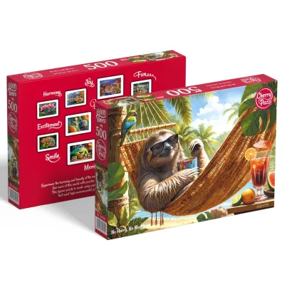 Puzzle 500 el. No Hurry No Worries CherryPazzi