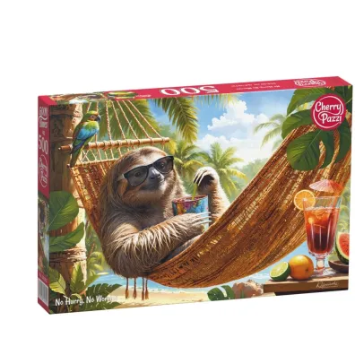 Puzzle 500 el. No Hurry No Worries CherryPazzi