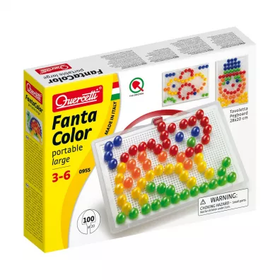 Mozaika Fantacolor Portable Large Kotek 100 elementw Quercetti