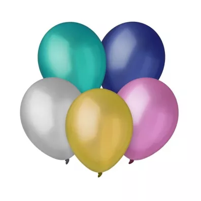Balony Decomex metaliczne 23cm 100szt