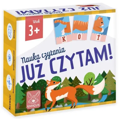 JU� CZYTAM 3   NAUKA CZYTANIA Kangur