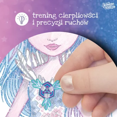 Nebulous Stars Szkicownik z kredkami, szablonami i naklejkami M Nenuphia