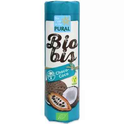 Pural Ciastka markizy kakaowe z kremem kokosowym wega�skie 300 g Bio