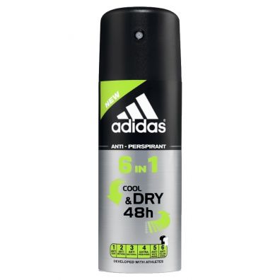 Adidas 6in1 Cool&Dry Dezodorant w sprayu 150 ml