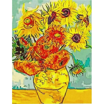 Ideyka Malowanie po numerach - S�oneczniki Van Gogh 40x50cm