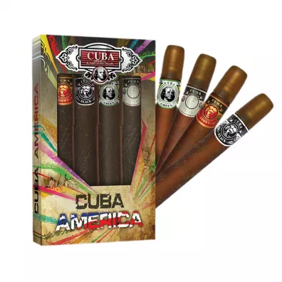 Cuba Original Zestaw w�d toaletowych dla m�czyzn Cuba Black + Green + Brown + Grey 4 x 35 ml