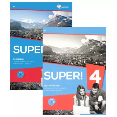 Super! 4. Podr�cznik wieloletni + CD i zeszyt �wicze� + CD do j�zyka niemieckiego. Szko�a ponadgimnazjalna - Przemys�aw G�bal, S�awomira Ko�sut, Kirchner Birgit