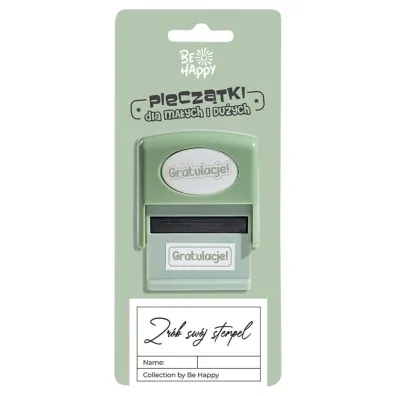 Be-Happy Gifts Piecz�tka z napisem - Gratulacje!