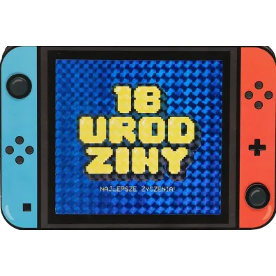Karnet okoliczno�ciowy B6 z kopert� 18 Urodziny PAN DRAGON HM200-3104