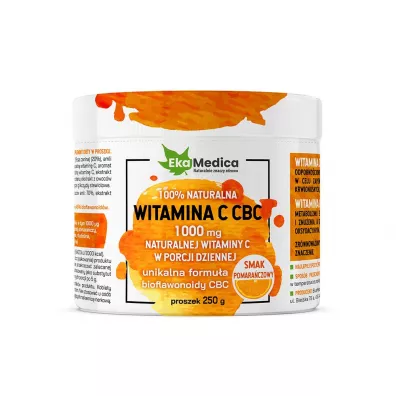 Ekamedica Witamina C CBC pomara�cza Suplement diety 250 g
