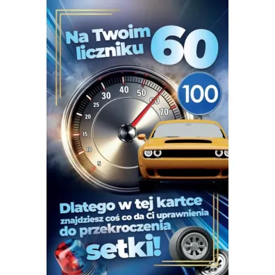 Yeku Karnet Prawo Jazdy 60 urodziny m�skie