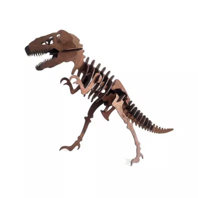 Puzzle drewniane 3D Szkielet t-rexa Buu