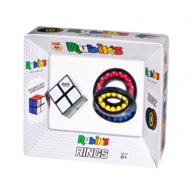 Kostka Rubika 2x2 + ukadanka piercienie w pudeku Rubiks