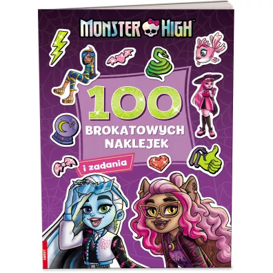 Mattel Monster High 100 Brokatowych naklejek