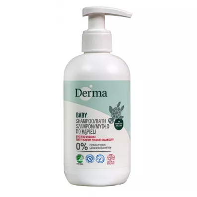 Derma Eco Baby Shampoo/Bath szampon i mydo do kpieli 250 ml