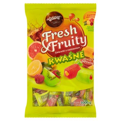 Wawel Fresh & Fruity Kwaśne Galaretki z nadzieniem 1 kg