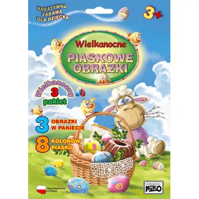 Wielkanocny pakiet 3. Wielkanocne piaskowe obrazki Niko