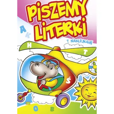 Kolorowanka. Piszemy literki - Mi� z parasolem (A5, 16 str.)
