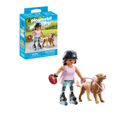 Playmobil My Life Skaterka z retriverem 71739