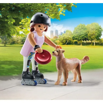 Playmobil My Life Skaterka z retriverem 71739
