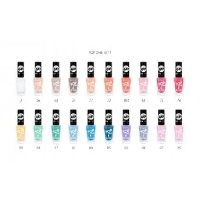 Revers Top One Gel 002 Lakier do paznokci z efektem �elu 10 ml