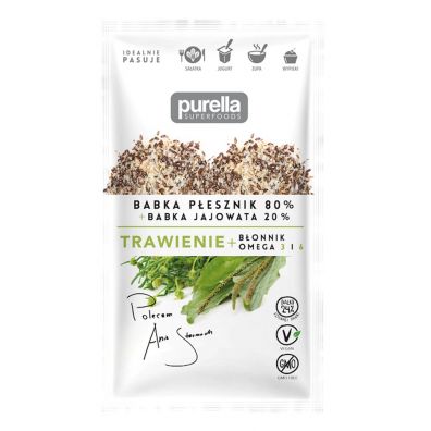 Purella Superfoods Babka pesznik 80% i babka jajowata 20% 40 g