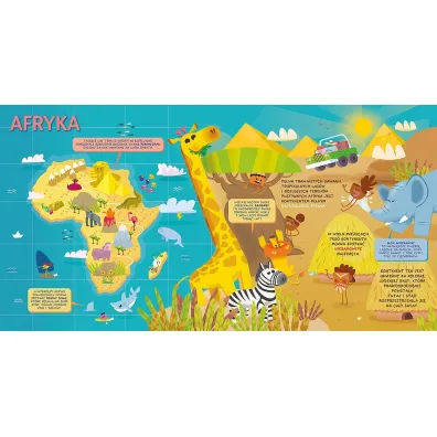 M�j pierwszy atlas �wiata z globusem