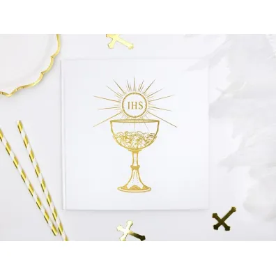 PartyDeco Ksi�ga Go�ci Komunijnych 20,5x20,5cm