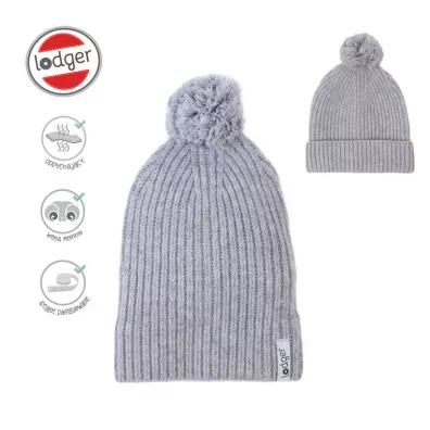 Lodger Czapeczka z we�ny merino 100% Drizzle 3-6 mies.